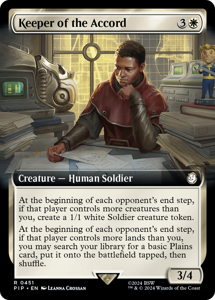 {R} Keeper of the Accord (Extended Art) [Fallout][PIP 451]