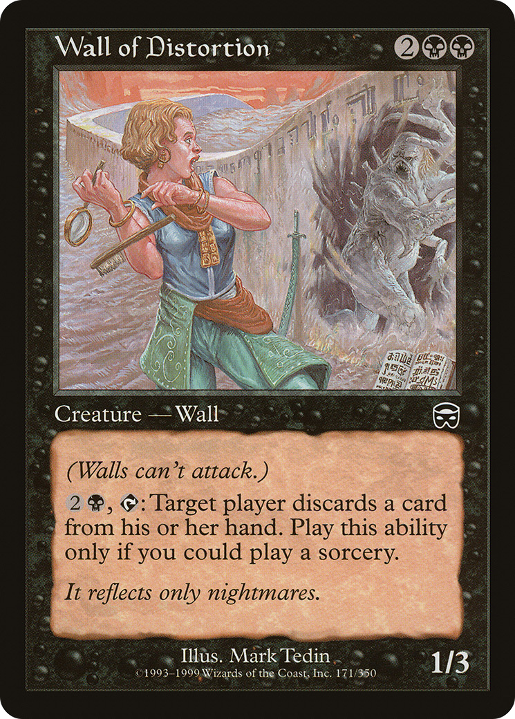 {C} Wall of Distortion [Mercadian Masques][MMQ 171]