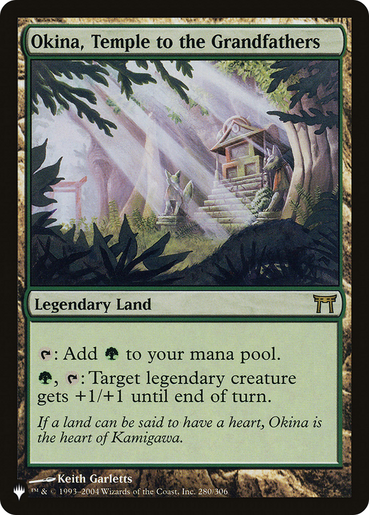 Okina, Temple to the Grandfathers [LIST 280/306]