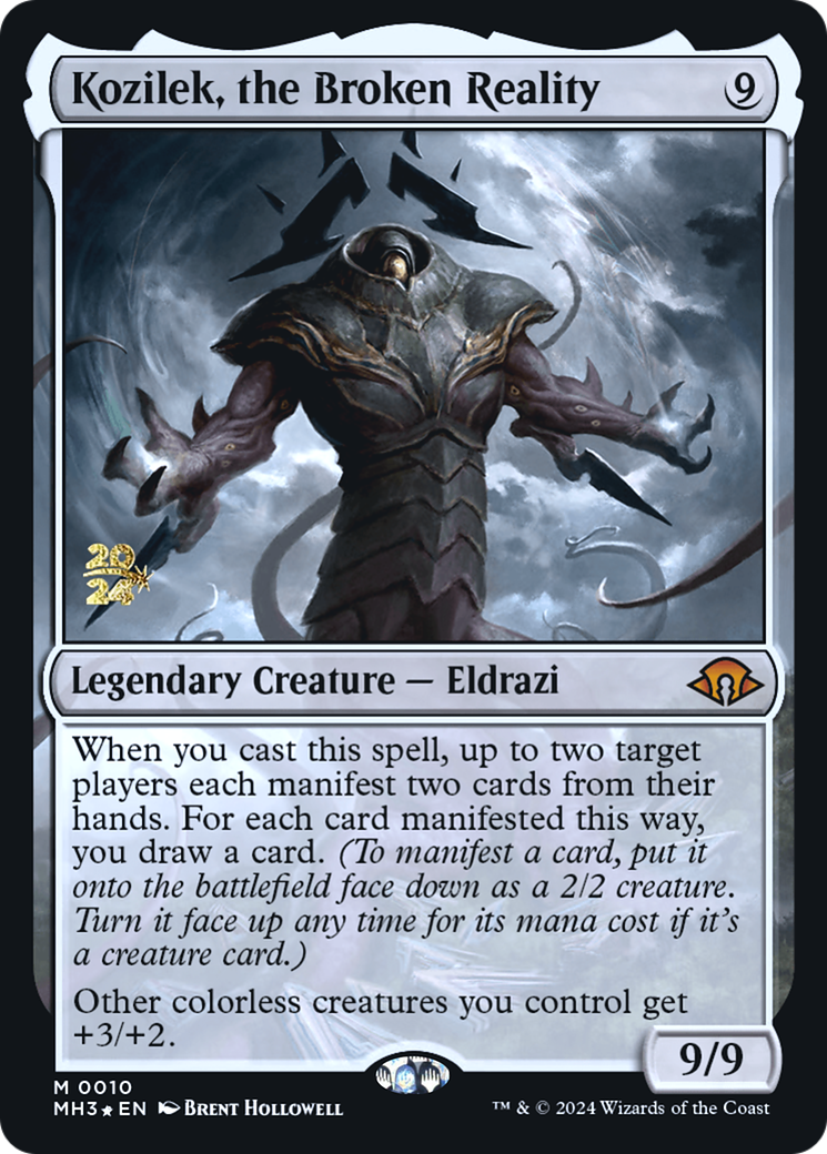 {R} Kozilek, the Broken Reality [Modern Horizons 3 Prerelese Promos][PR PMH3 010]