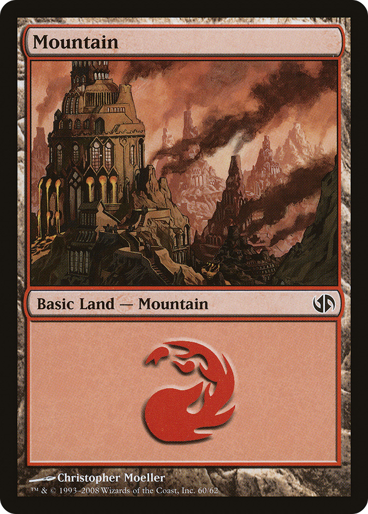 {B}[DDB 060] Mountain (60) [Duel Decks: Jace vs. Chandra]