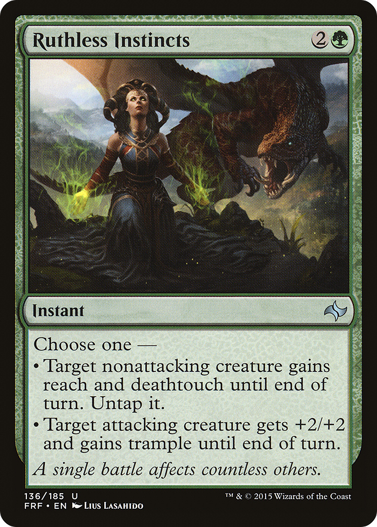 {C} Ruthless Instincts [Fate Reforged][FRF 136]