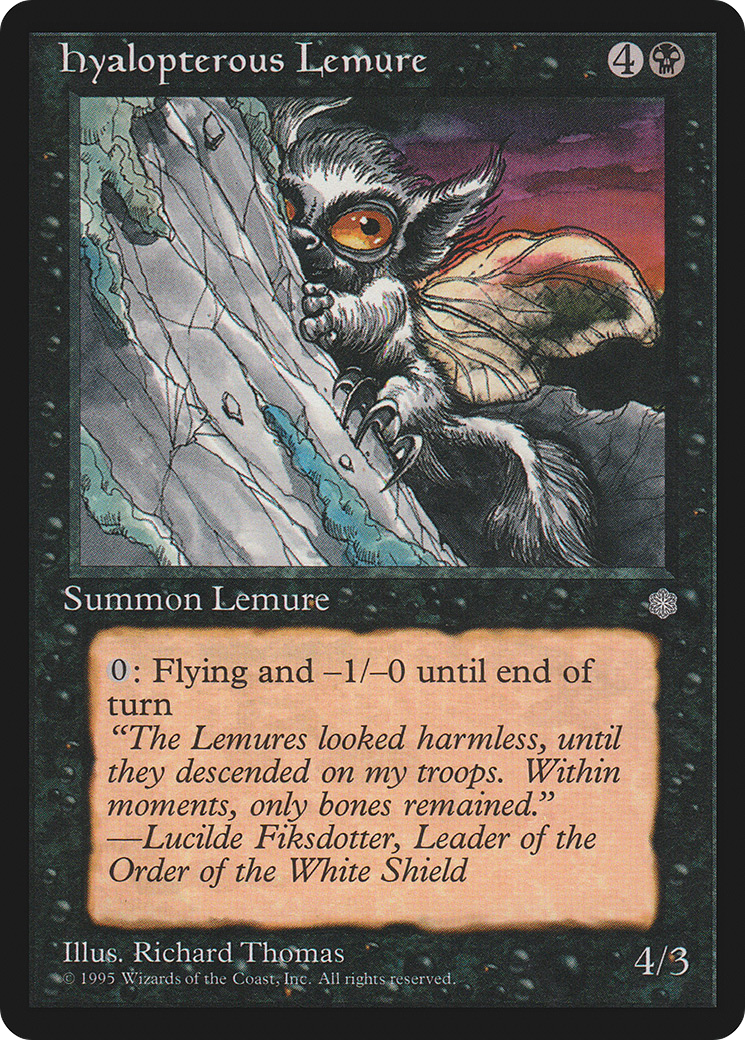 {C} Hyalopterous Lemure [Ice Age][ICE 133]