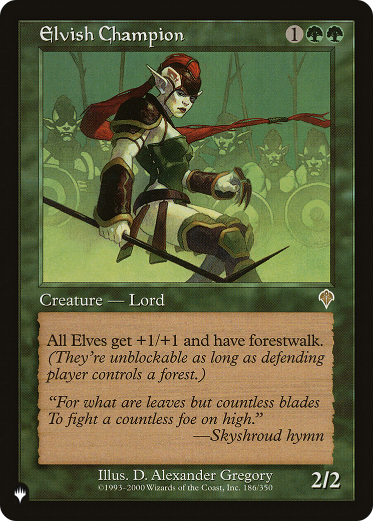 {R} Elvish Champion [The List][LS INV 186]