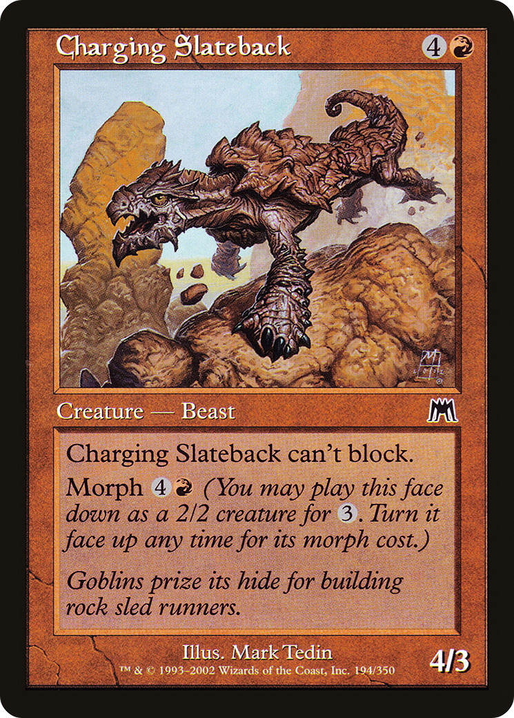 {C} Charging Slateback [Onslaught][ONS 194]