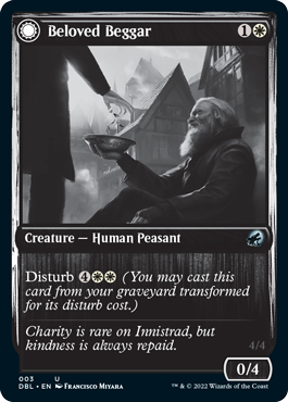{C} Beloved Beggar // Generous Soul [Innistrad: Double Feature][DBL 003]