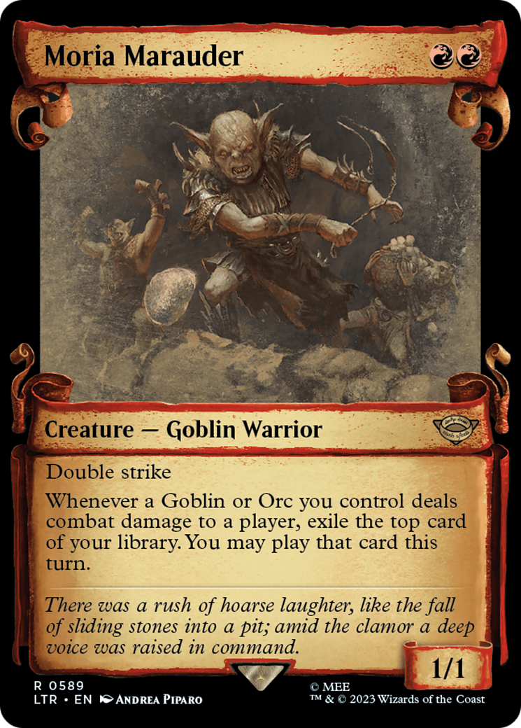 {R} Moria Marauder [The Lord of the Rings: Tales of Middle-Earth Showcase Scrolls][LTR 589] - Misty Mountain Games