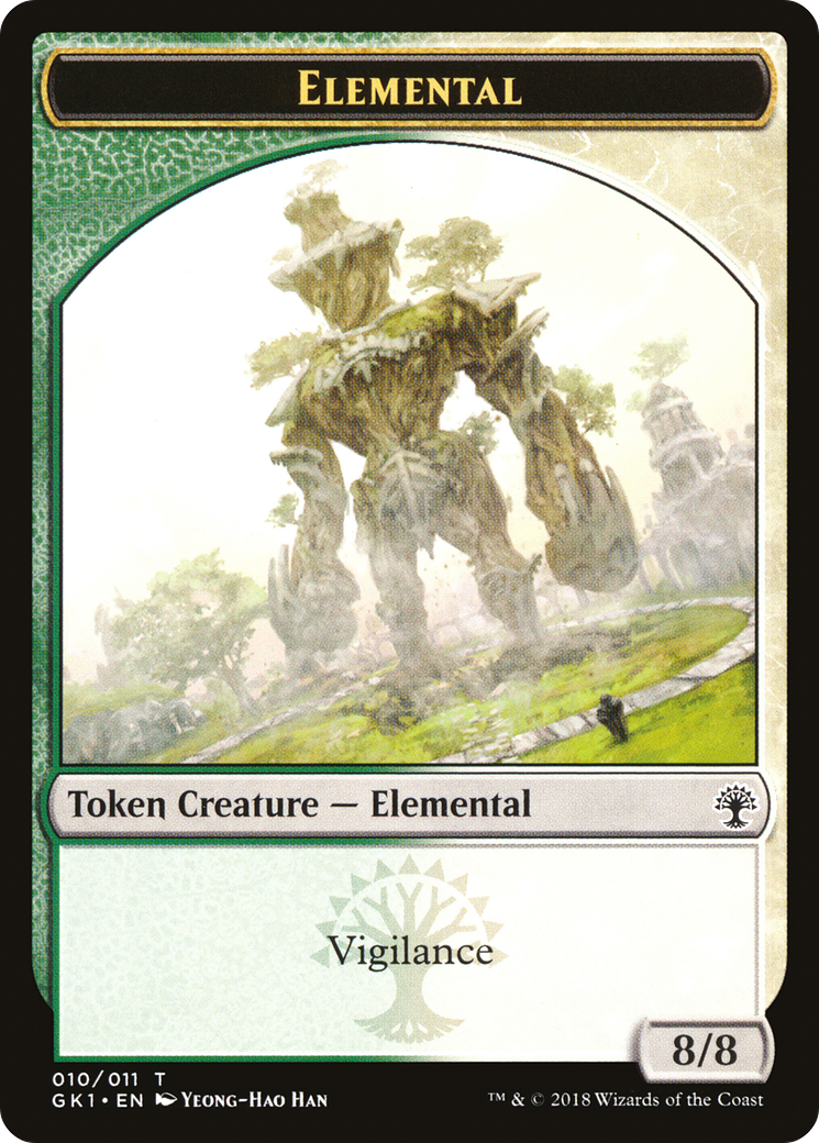 {T} Elemental // Centaur Double-sided Token [Guilds of Ravnica Guild Kit Tokens][TGK1 010]