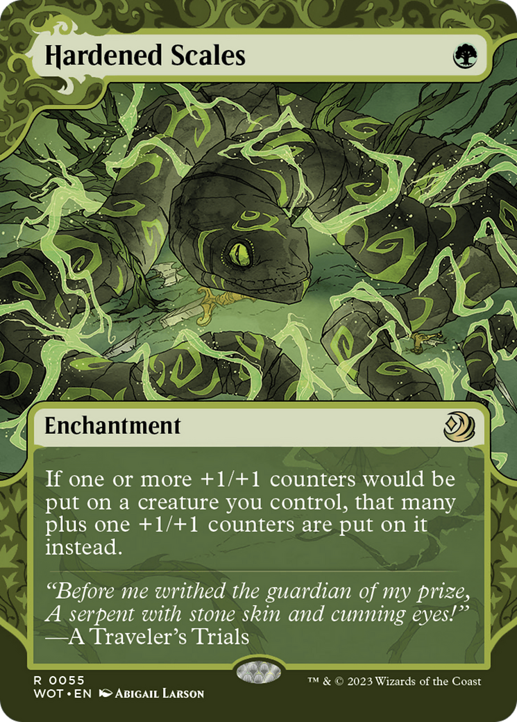 {R} Hardened Scales [Wilds of Eldraine: Enchanting Tales][WOT 055]