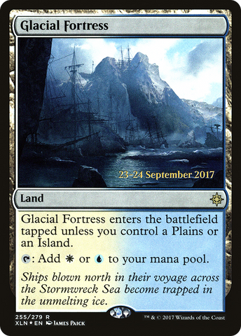 {R} Glacial Fortress [Ixalan Prerelease Promos][PR XLN 255]