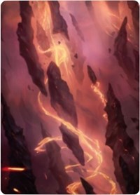 {A} Mountain 1 Art Card [Zendikar Rising Art Series][AZNR 016]