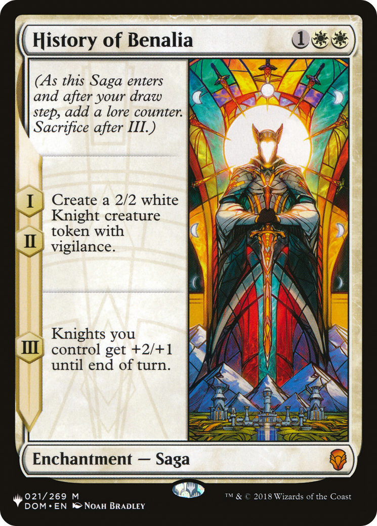 History of Benalia [LIST 021/269]