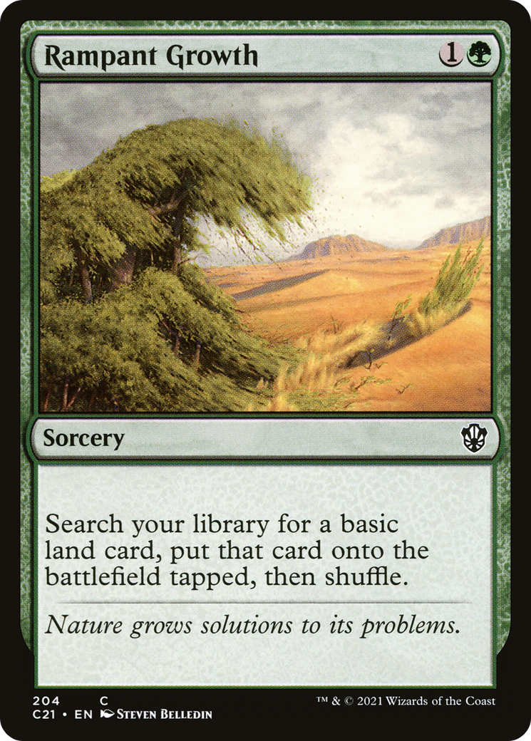 {C} Rampant Growth [Commander 2021][C21 204]