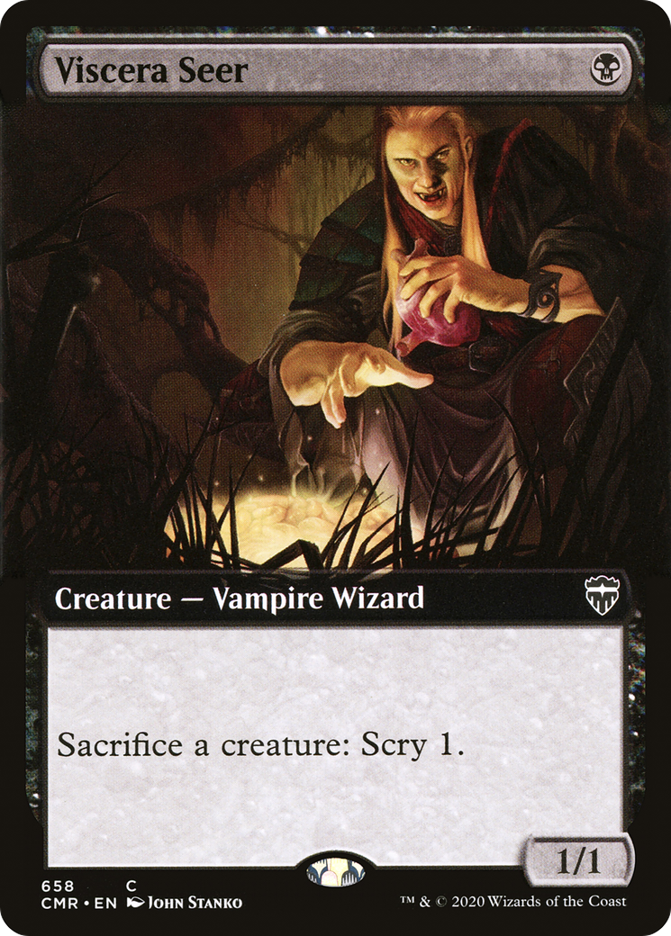 {C} Viscera Seer (Extended Art) [Commander Legends][CMR 658]