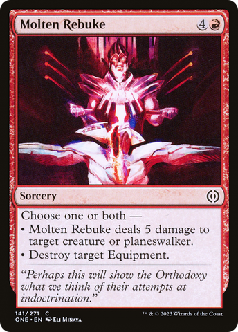 {C} Molten Rebuke [Phyrexia: All Will Be One][ONE 141]