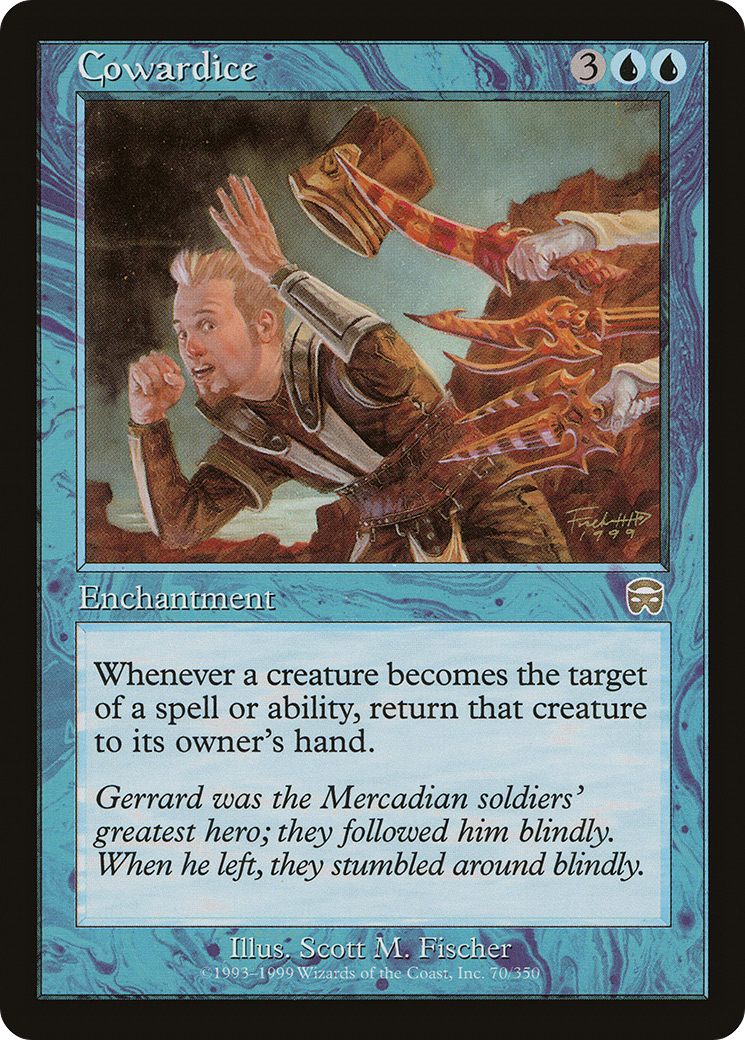 {R} Cowardice [Mercadian Masques][MMQ 070]
