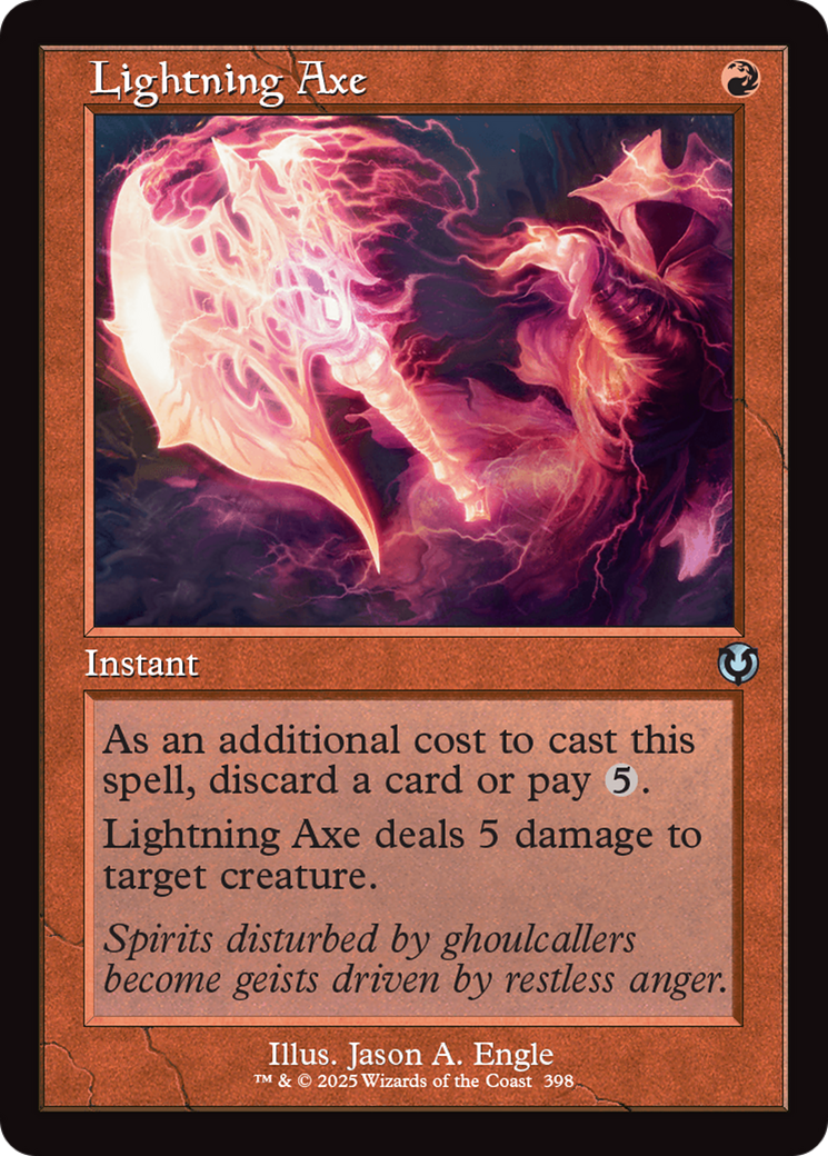 {C} Lightning Axe (Retro Frame) [Innistrad Remastered][INR 398]