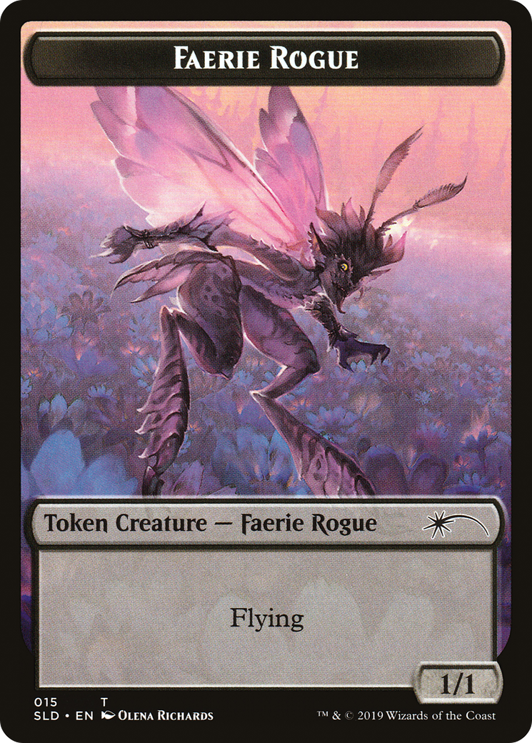 {T} Faerie Rogue Token (015) [Secret Lair Drop Series][SLD 015]