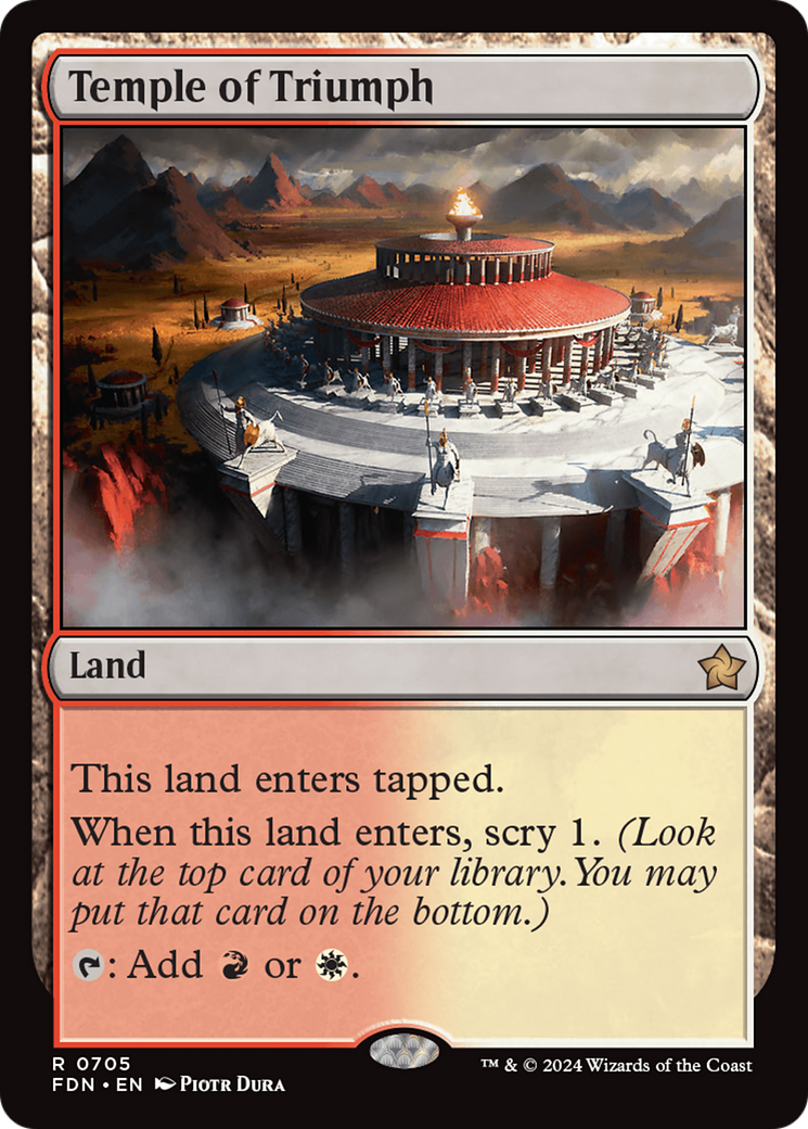 {@R} Temple of Triumph [Foundations][FDN 705]