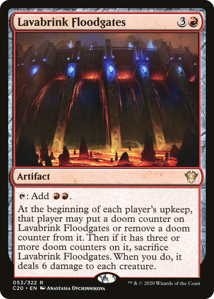 {R} Lavabrink Floodgates [Commander 2020][C20 053]