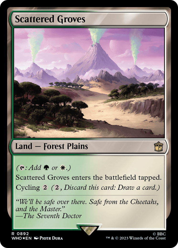 {R} Scattered Groves (Surge Foil) [Doctor Who][WHO 892]