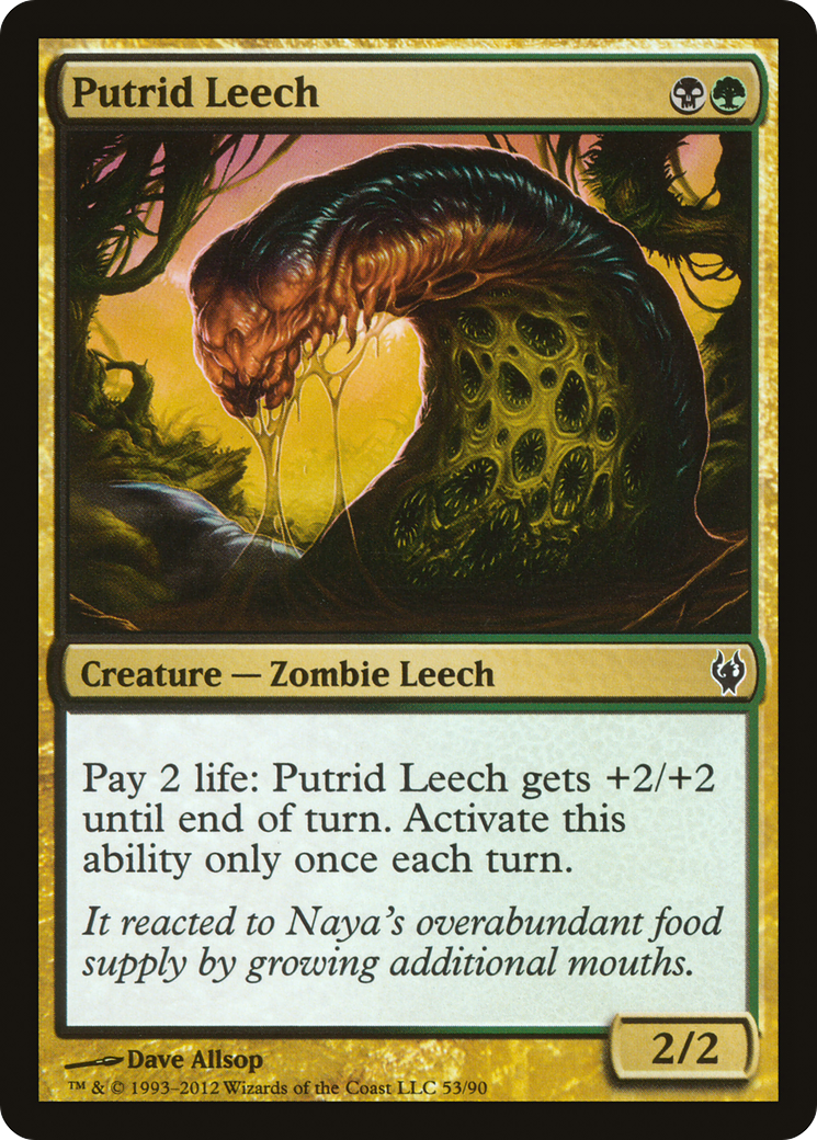 {C} Putrid Leech [Duel Decks: Izzet vs. Golgari][DDJ 053]