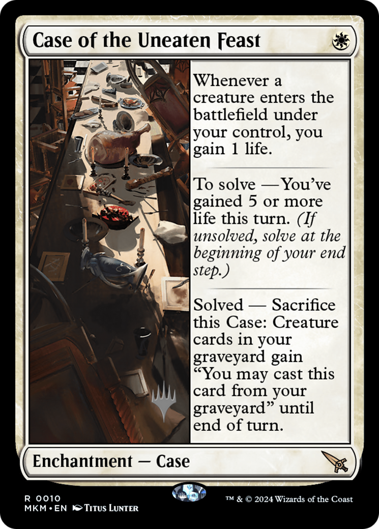 {R} Case of the Uneaten Feast (Promo Pack) [Murders at Karlov Manor Promos][PP MKM 010]