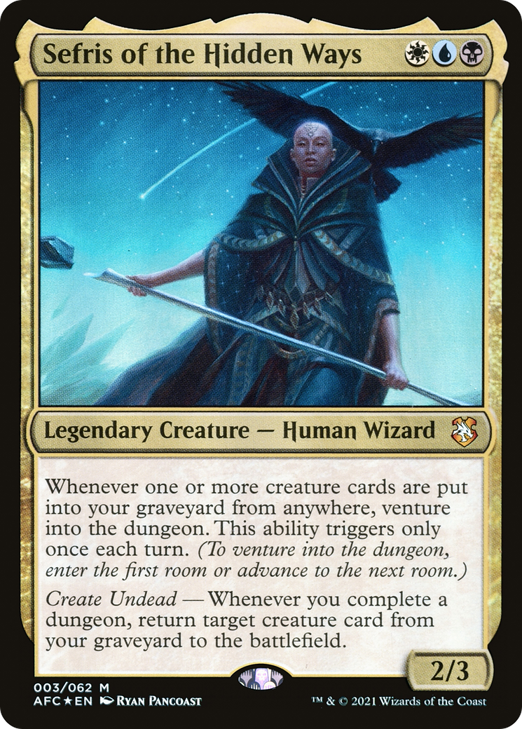 {R} Sefris of the Hidden Ways [Dungeons & Dragons: Adventures in the Forgotten Realms Commander][AFC 003]