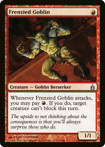 {C} Frenzied Goblin [Ravnica: City of Guilds][RAV 125]