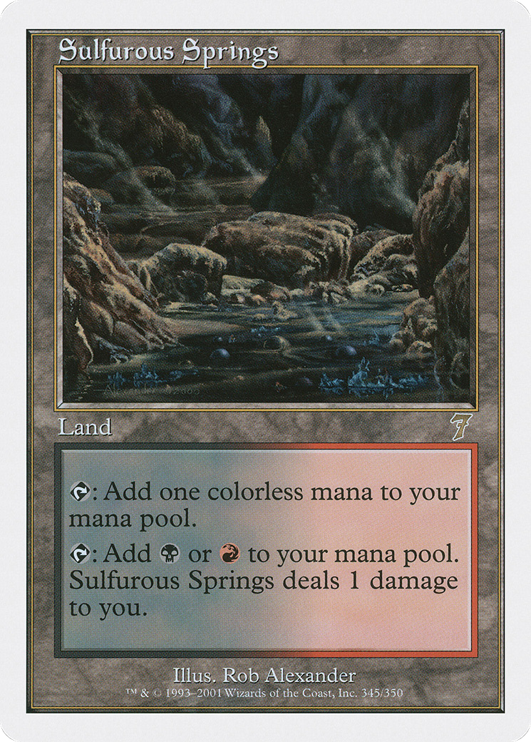 {R} Sulfurous Springs [Seventh Edition][7ED 345]