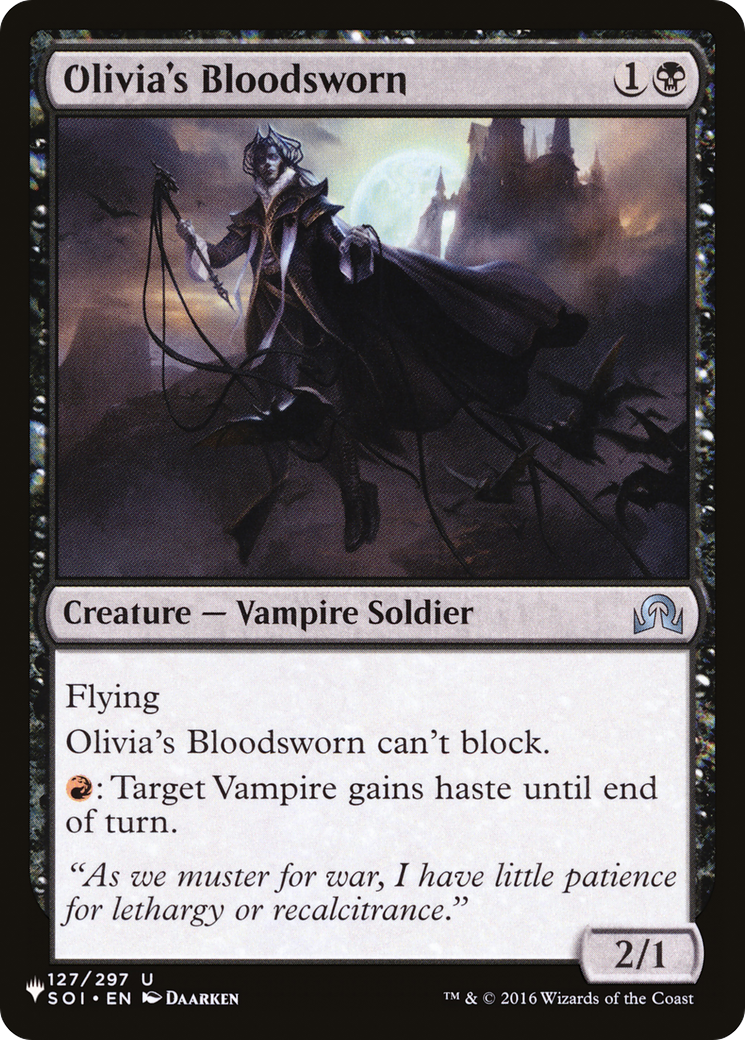 Olivia's Bloodsworn [LIST 127/297]