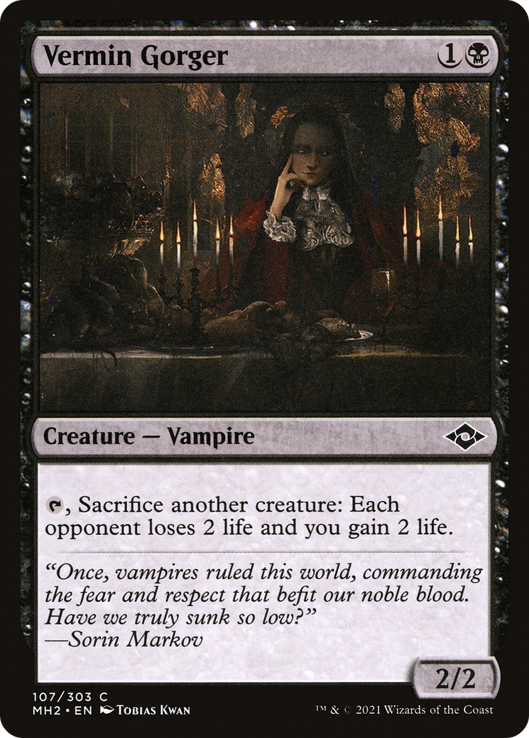 {C} Vermin Gorger (Foil) [Modern Horizons 2] [MH2 107]