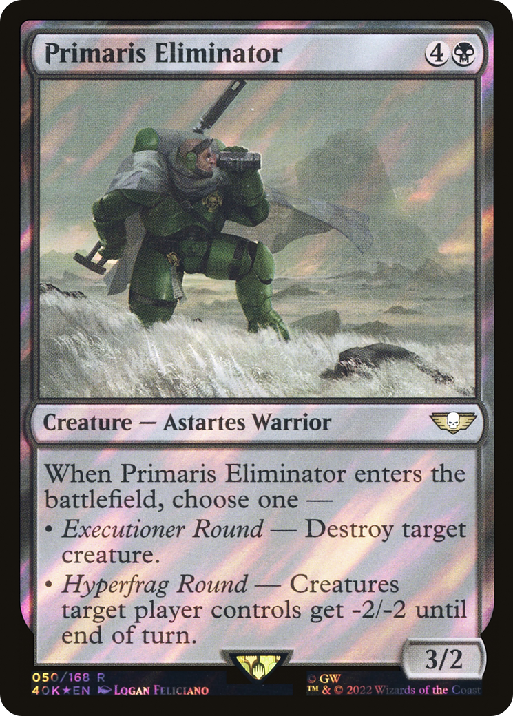 {R} Primaris Eliminator (Surge Foil) [Universes Beyond: Warhammer 40,000][SF 40K 050]