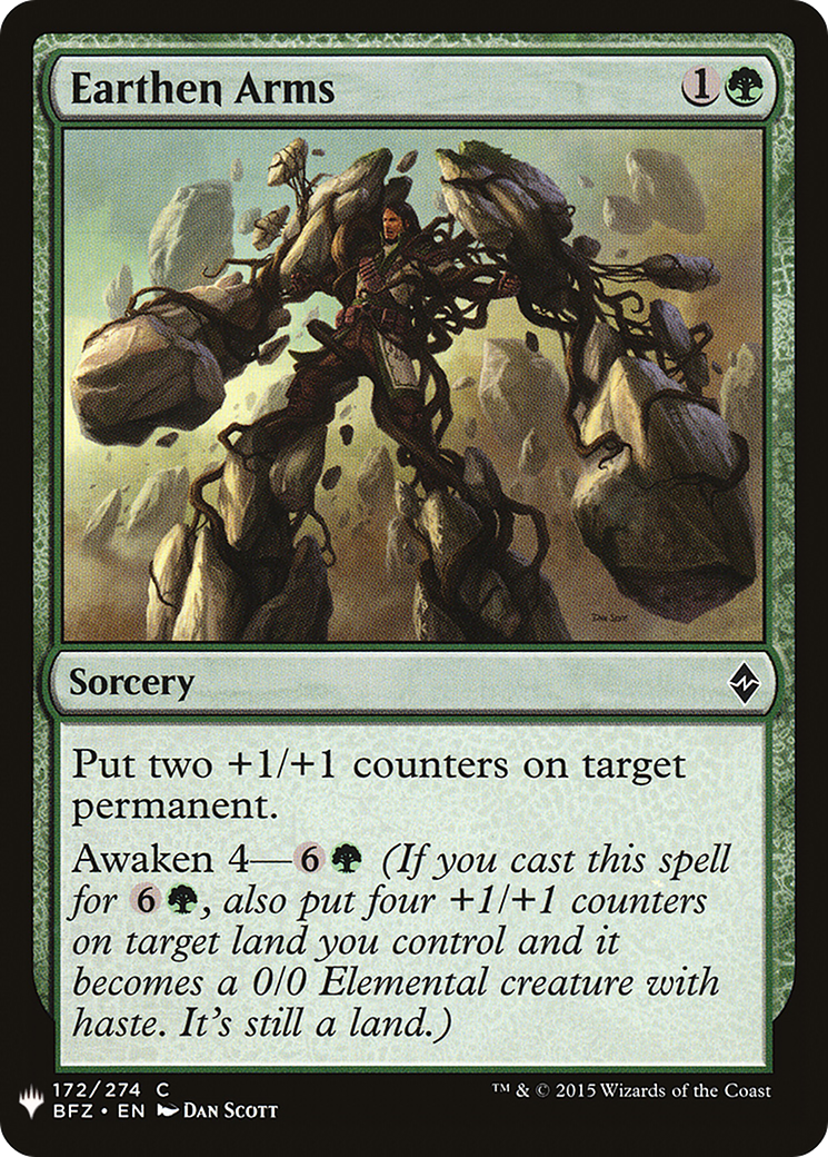 {C} Earthen Arms [Mystery Booster][LS BFZ 172]