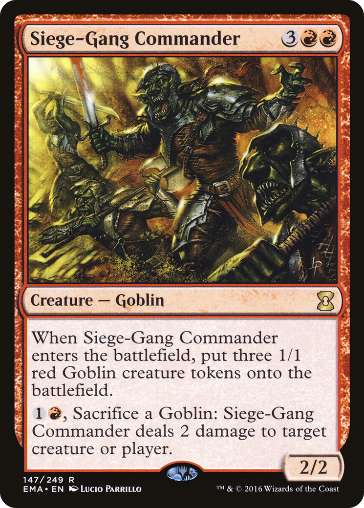 {R} Siege-Gang Commander [Eternal Masters][EMA 147]