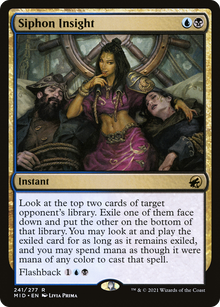 {R} Siphon Insight [Innistrad: Midnight Hunt][MID 241]