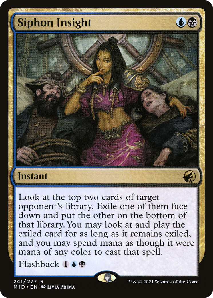 {R} Siphon Insight [Innistrad: Midnight Hunt][MID 241]