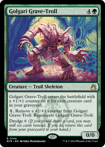 {R} Golgari Grave-Troll [Ravnica Remastered][RVR 144]