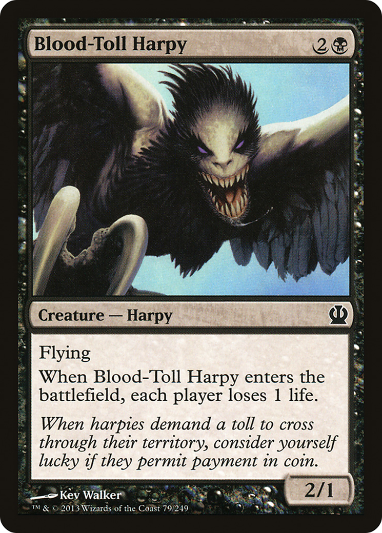 {C} Blood-Toll Harpy [Theros][THS 079]
