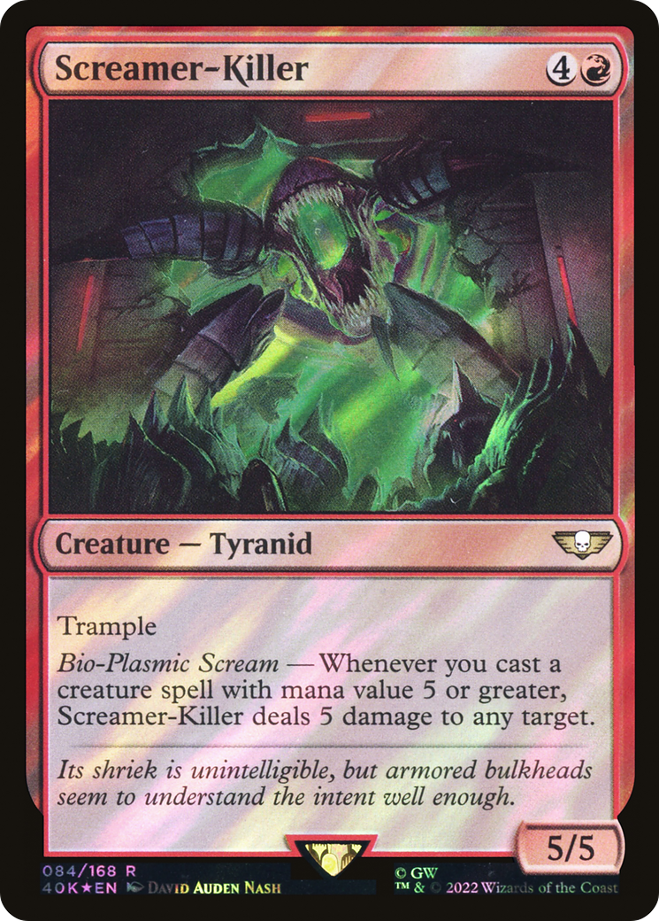 {R} Screamer-Killer (Surge Foil) [Universes Beyond: Warhammer 40,000][SF 40K 084]