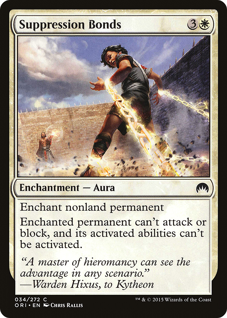 {C} Suppression Bonds [Magic Origins][ORI 034]