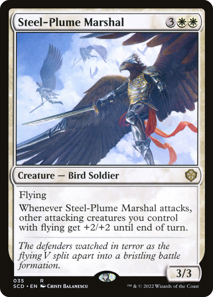 {R} Steel-Plume Marshal [Starter Commander Decks][SCD 005]