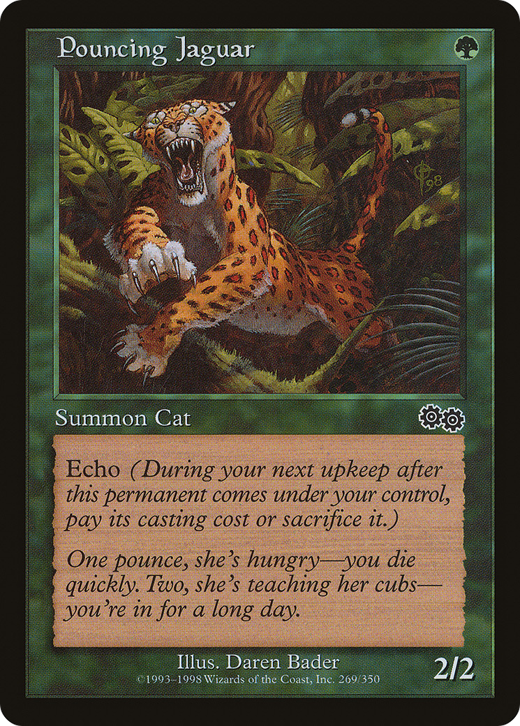 {C} Pouncing Jaguar [Urza's Saga][USG 269]