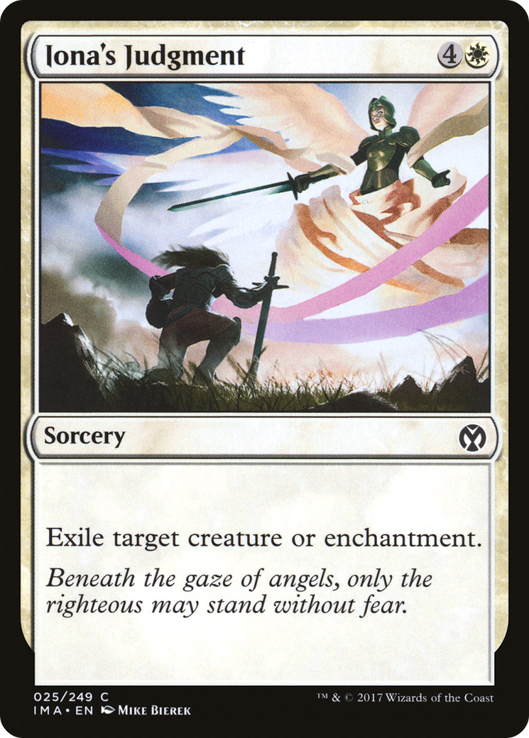 {C} Iona's Judgment [Iconic Masters][IMA 025]