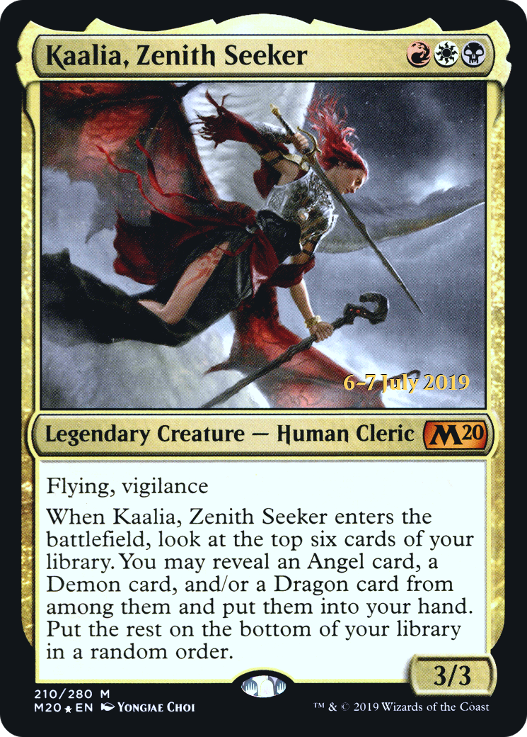 {R} Kaalia, Zenith Seeker [Core Set 2020 Prerelease Promos][PR M20 210]