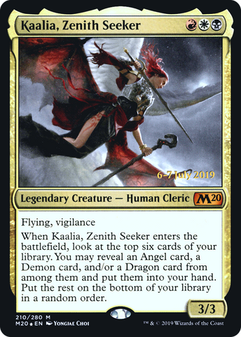 {R} Kaalia, Zenith Seeker [Core Set 2020 Prerelease Promos][PR M20 210]
