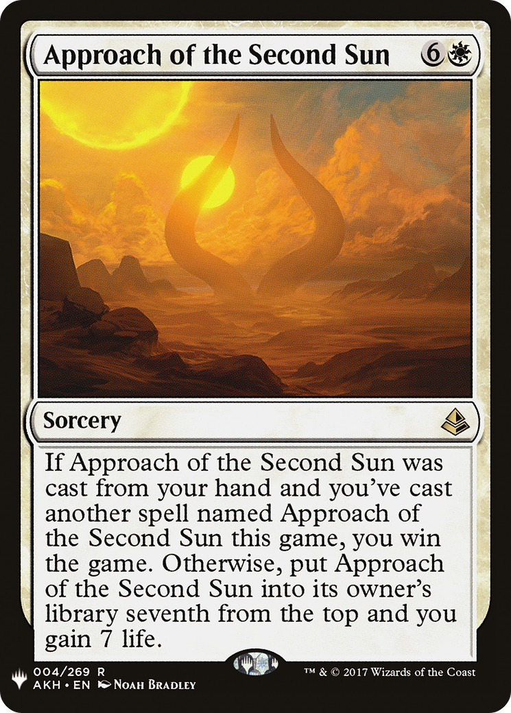 {R} Approach of the Second Sun [Mystery Booster][LS AKH 004] - Misty Mountain Games