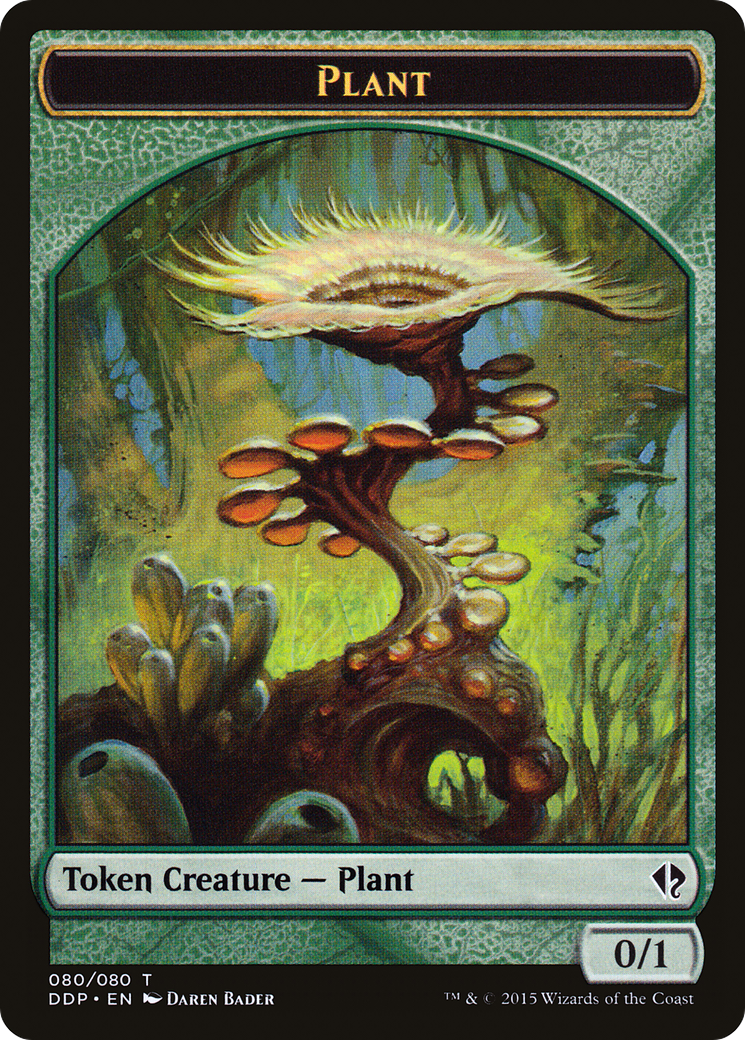 {T} Plant Token [Duel Decks: Zendikar vs. Eldrazi][TDDP 080]