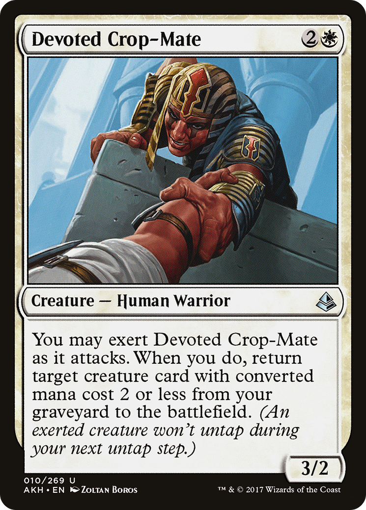 {C} Devoted Crop-Mate [Amonkhet][AKH 010]