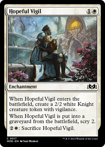 {@C} Hopeful Vigil [Wilds of Eldraine][WOE 017]